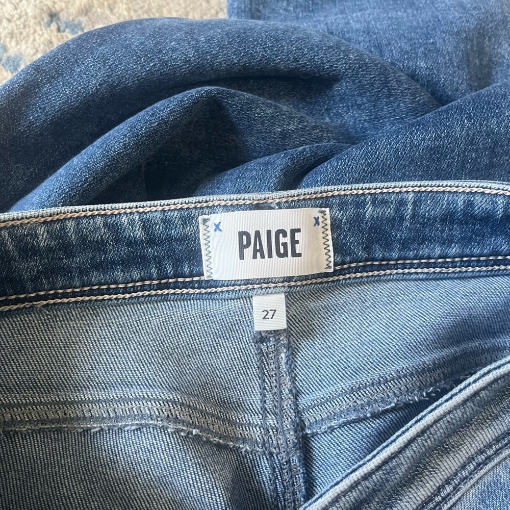 PAIGE Sarah slim crop jeans size 27 - Picture 3 of 5